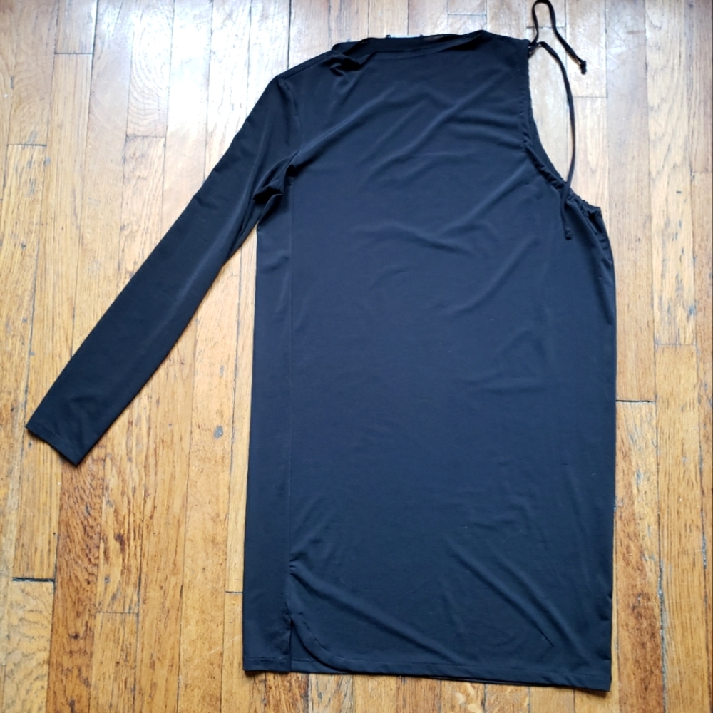 Zara asymmetrical 1 sleeve mini dress/tunic